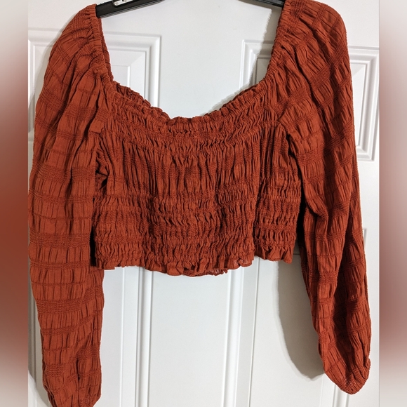 Gianni Bini Rylee Square Long Sleeve Blouse - Picture 4 of 5